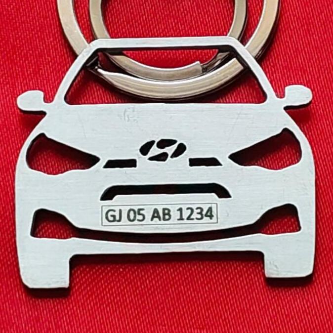 Hyundai Steel Car Keychain